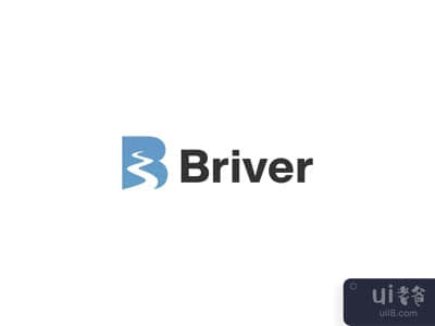 Briver/带河的字母B(Briver / Letter B with River)
