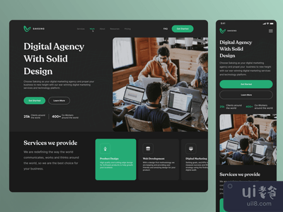 数字机构 移动响应(Digital Agency Mobile Responsive)