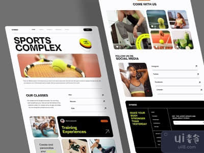 健身登陆页(Fitness landing page)