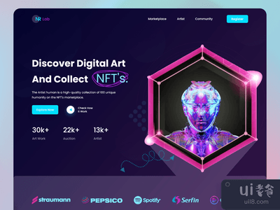 NFT市场网站设计(NFT Marketplace Website Design)