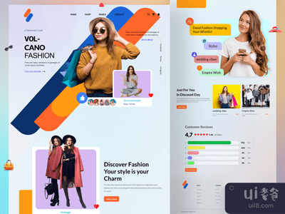 服装店网页UI(Clothing Store Web UI)