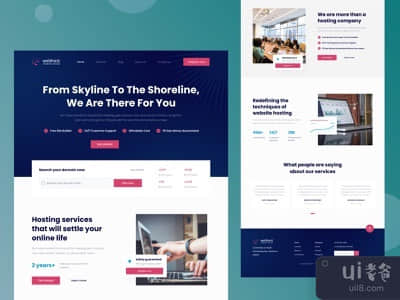 托管网络登陆页面(Hosting Web Landing Page)