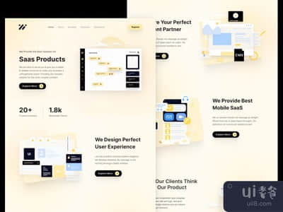 SaaS产品登陆页(SaaS Product Landing Page)