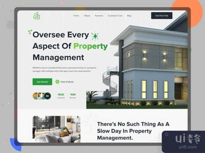 现代家具登陆页设计(Modern Furniture Landing Page Design)