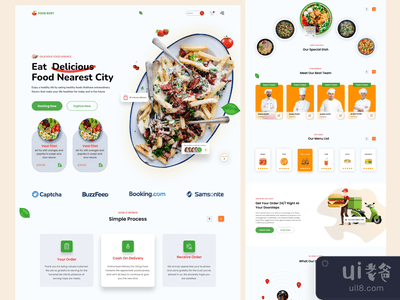 FoodRost-Food Delivery Landing Page ?(FoodRost-Food Delivery Landing Page ?)