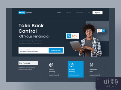 守财奴 - 黑暗模式(Money Keeper - Dark Mode)