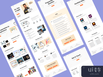 组合网站设计(Portfolio Website Design)