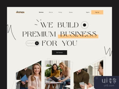 数字营销机构 - 页首(Digital Marketing Agency - Header)