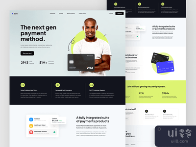 金融科技SaaS网站(Fintech SaaS Website)