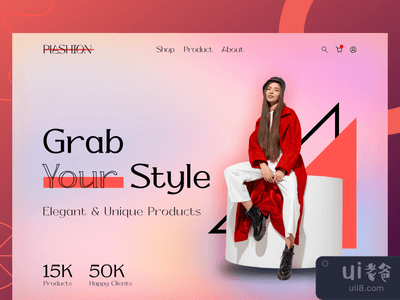 服装店网页标题(Clothing Store Web Header)