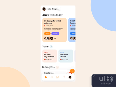 任务管理器用户界面(Task Manager UI)