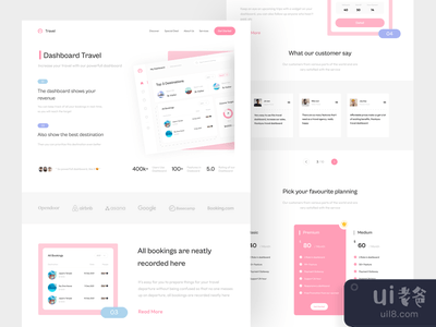 旅行社 - 着陆页(Travel Agency - Landing Page)