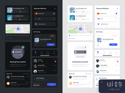 Hotelyn组件 - Hotelyn移动应用UI Kit(Hotelyn Component - Hotelyn Mobile App UI Kit)