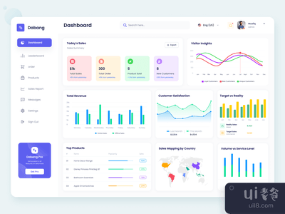 Dabang | 销售监测仪表板设计(Dabang | Sales Monitoring Dashboard Design)