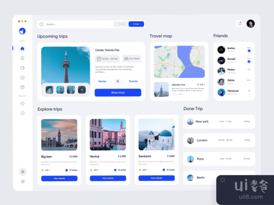 旅行仪表板(Travel Dashboard)