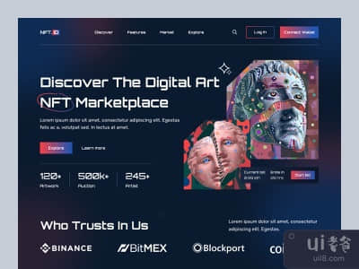 NFT Marketplace网站(NFT Marketplace Website)