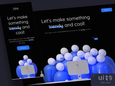 设计机构登陆页(Design Agency Landing Page)