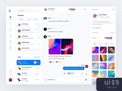 网络信使的仪表板 Ui ⚡(Rechat-Web Messenger dashboard Ui ⚡)