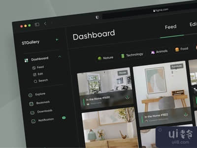 ?社会图片库应用仪表板(?Social Photo Gallery App Dashboard)