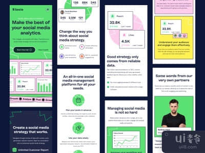 社会网站响应式设计(Socio Website Responsive Design)