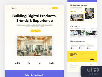 数字机构网站(Digital Agency Website)
