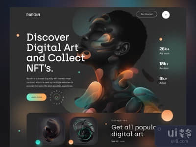 NFT市场网站设计(NFT Marketplace Website Design)