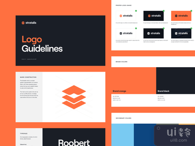 Stratalis - 徽标指南小册子(Stratalis - Logo guide booklet)