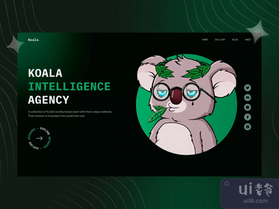 考拉NFT收藏网站(Koala NFT Collection Website)