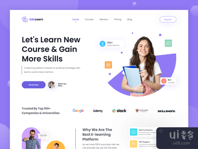 在线课程学习网站(Online Course Learning Website)