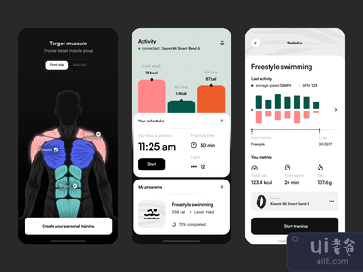 应用。健身追踪(Application: Fitness tracking)