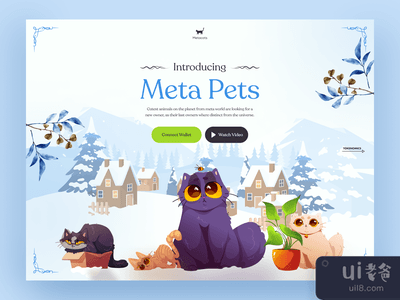 Metacats - NFT系列登陆页(Metacats - NFT Collection Landing Page)