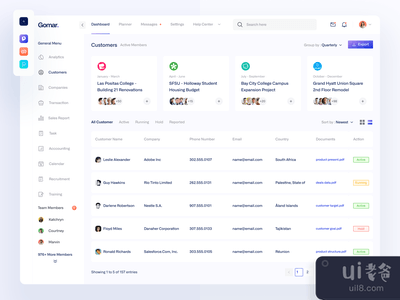 Gomar - 客户页(Gomar - Customer Page)