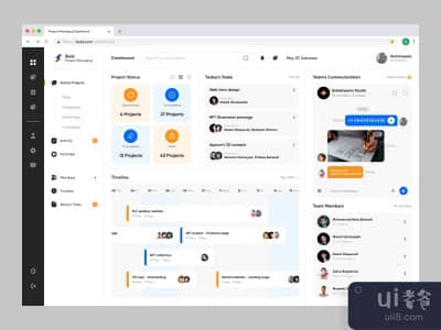 项目管理仪表板(Project Managing Dashboard)