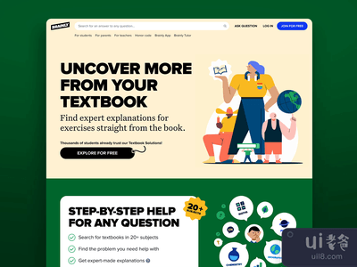 教科书解决方案 - 着陆页(Textbook Solutions – Landing Page)
