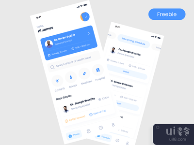 [FREEBIE] Dokterian - 医生预约应用程序([FREEBIE] Dokterian - Doctor Appointment App)