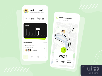 跑步追踪器移动应用程序(Running Tracker Mobile App)