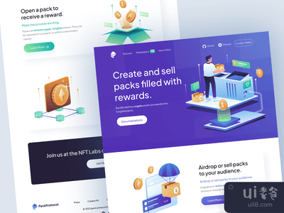 协议包 - NFT网页设计(Pack Protocol - NFT Web Design)