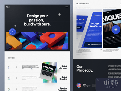 Bijem - 数字机构网站(Bijem - Digital Agency Website)
