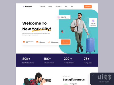 旅游机构网页用户界面探索(Tour Agency Web UI exploration)