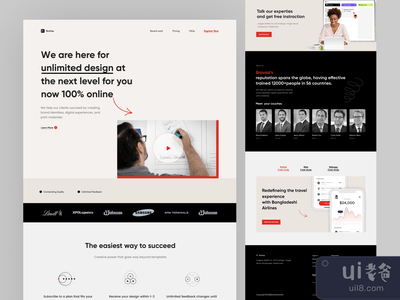 设计机构网站(Design Agency Website)