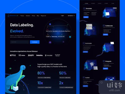 Datasaur.ai - 网站设计(Datasaur.ai - Website Design)