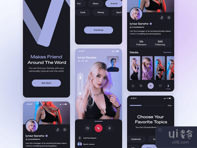 社交媒体应用程序(Social Media App)