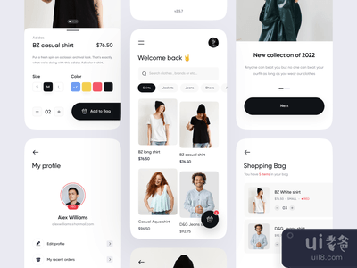 时尚电子商务移动应用(Fashion E-commerce Mobile App)