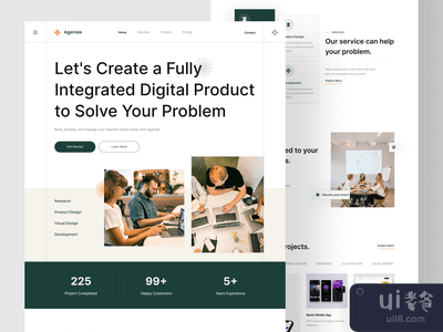 Agensie - 数字机构登陆页面(Agensie - Digital Agency Landing Page)