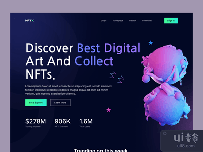 NFT Marketplace网站(NFT Marketplace Website)