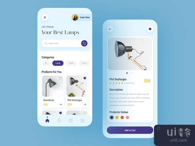 智能灯产品的移动应用设计(Smart Lamp Products Mobile App Design)