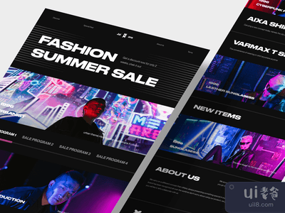 Jalana - 时尚着陆页(Jalana - Fashion Landing Page)