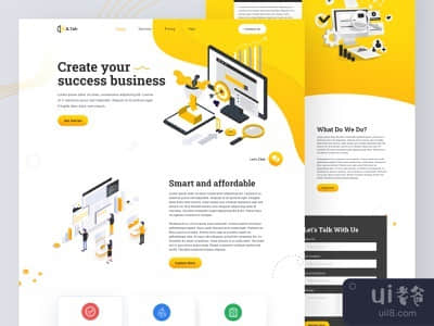 网站设计：登陆页(Website Design : landing page)