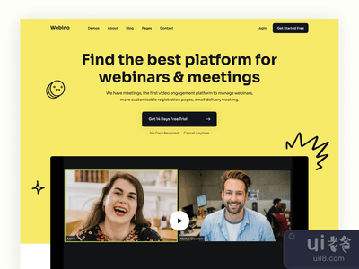 Webino - 网络研讨会SaaS网站(Webino - Webinar SaaS Website)
