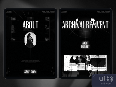 个人组合网站概念(Personal Portfolio Website Concept)